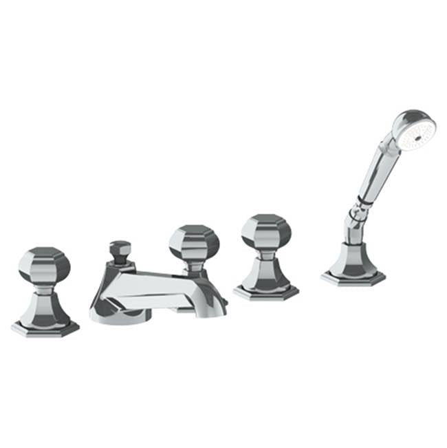 Watermark 314-8.1-T6 Beverly Deck Mounted 5 Hole Bath Set
