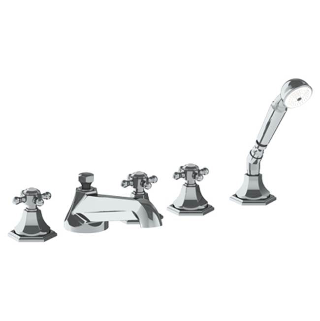 Watermark 314-8.1-XX Beverly Deck Mounted 5 Hole Bath Set