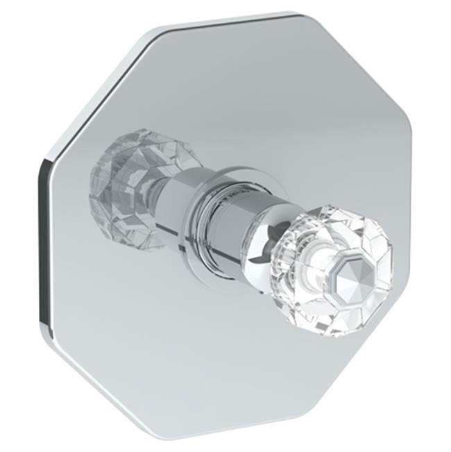 Watermark 314-T10-CRY5 Beverly Wall Mounted Thermostatic Shower Trim 7-1/2"