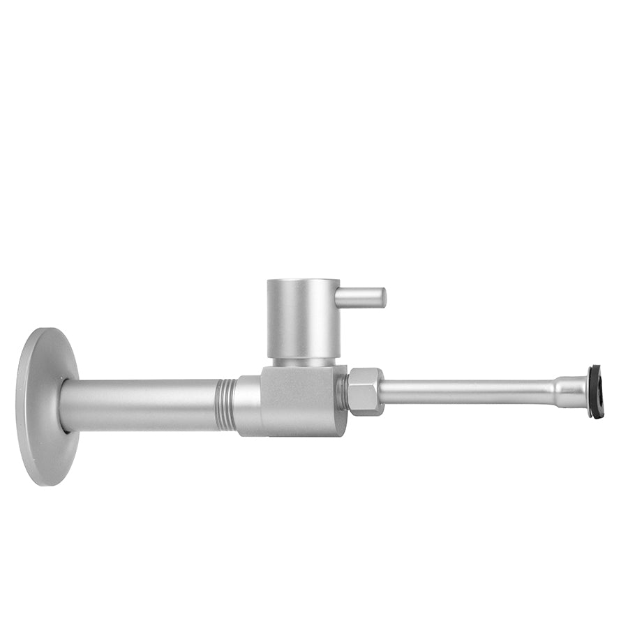 Jaclo 315-L-72 Quarter Turn Ceramic Disc Angle Pattern 1/2" Ips X 3/8" O.D. Toilet Supply Kit With Contempo Lever Handle And 20" Supply Tube - Parent