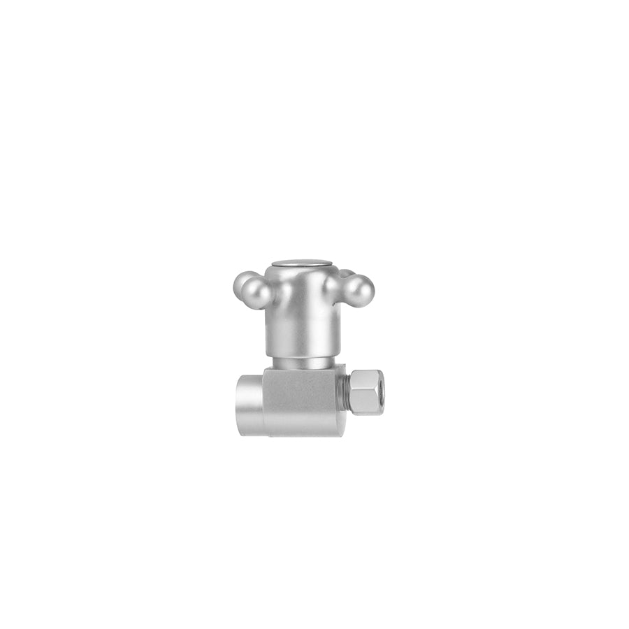 Jaclo 315-X Quarter Turn Ceramic Disc Straight 1/2" Ips X 3/8" O.D. Supply Valve With Cross Handle - Parent
