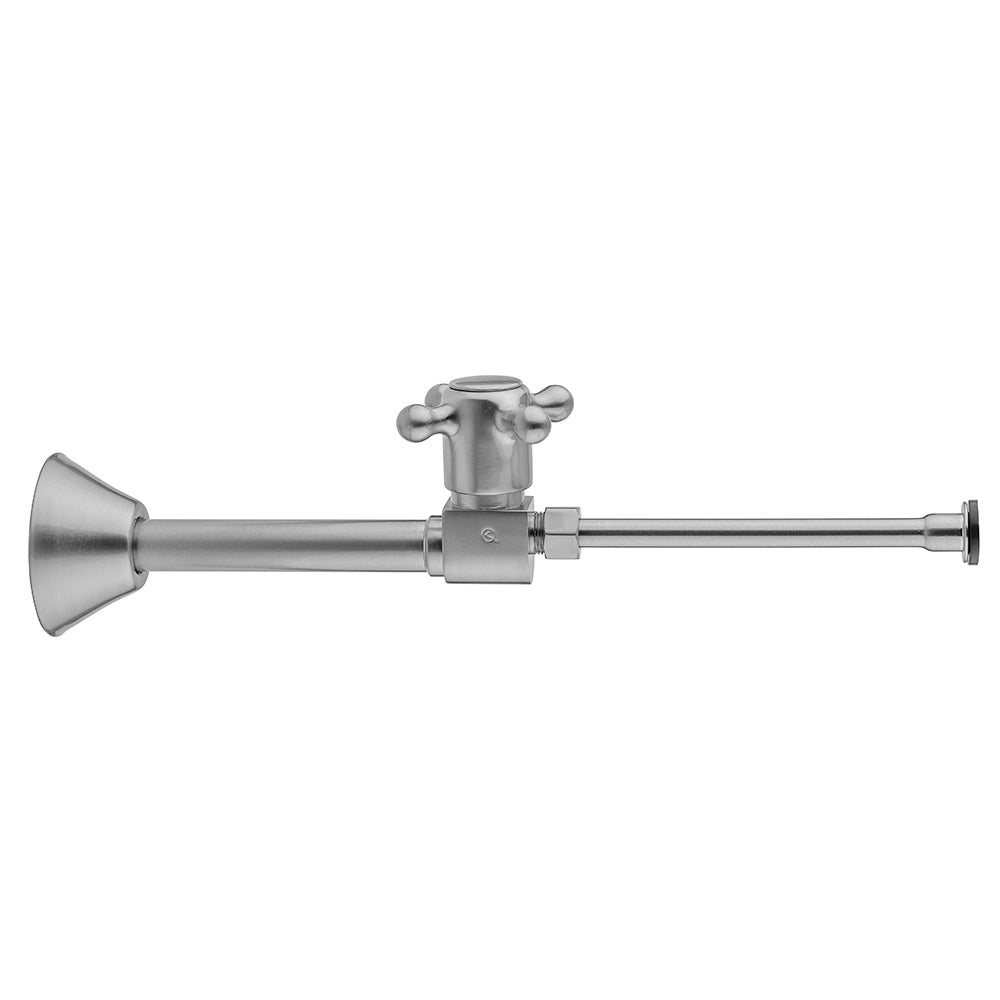 Jaclo 317-X-72 Quarter Turn Ceramic Disc Straight 1/2" Copper (Sweat Fit) X 3/8" O.D. Toilet Supply Kit With Cross Handle And 20" Supply Tube - Parent