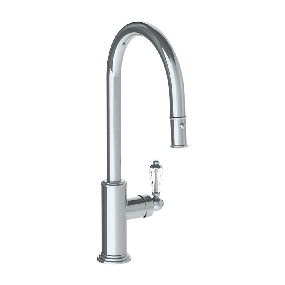 Watermark 321-7.3PG2-SWA Deck Mounted 1 Hole Gooseneck Kitchen Faucet With Pull Down Spray - High Spout - Parent