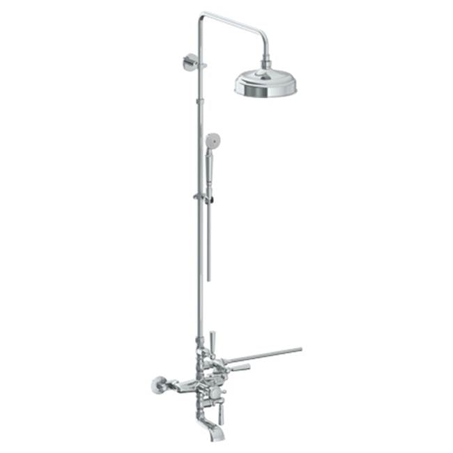 Watermark 321-EX9500-S1A Stratford Wall Mounted Exposed Thermostatic Tub/ Shower With Hand Shower Set