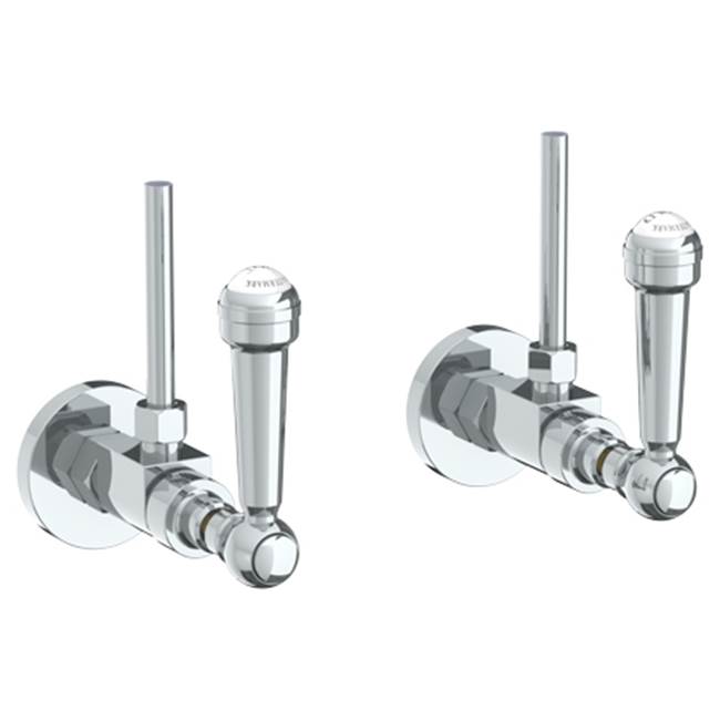 Watermark 321-MAS1-S2 Stratford Lavatory Angle Stop Kit -1/2" Compression X 3/8" Od Compression