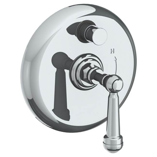Watermark 321-P90-S2 Stratford Wall Mounted Pressure Balance Shower Trim With Diverter 7" Diameter
