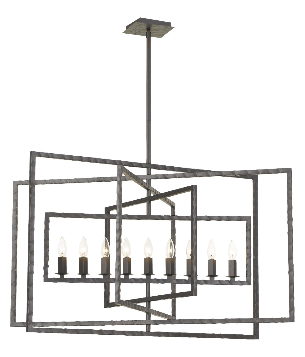 Crystorama 337 Capri 9 Light Chandelier