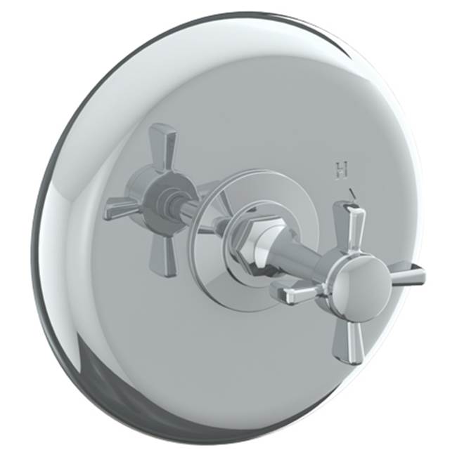 Watermark 34-P80-B9M Haley Wall Mounted Pressure Balance Shower Trim 7" Diameter