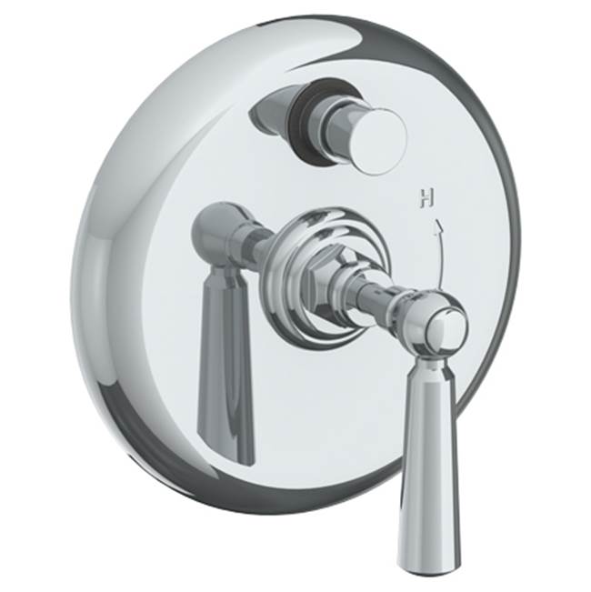 Watermark 34-P90-S1A Haley Wall Mounted Pressure Balance Shower Trim With Diverter 7" Diameter