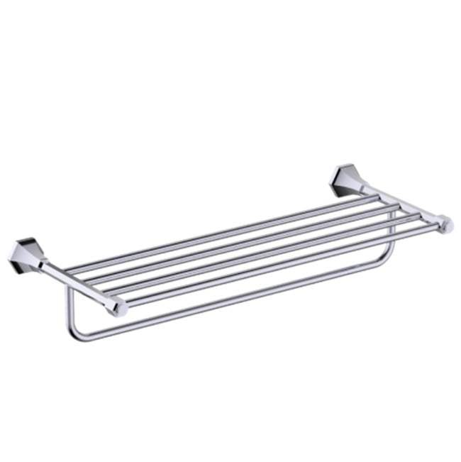 Kartners 342442 Pisa Towel Shelf With Towel Bar
