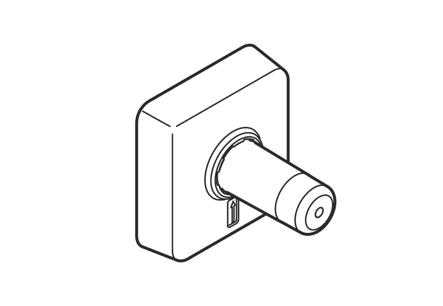 Dornbracht 35087970-900010 Pot Filler Rough-In Wall Elbow