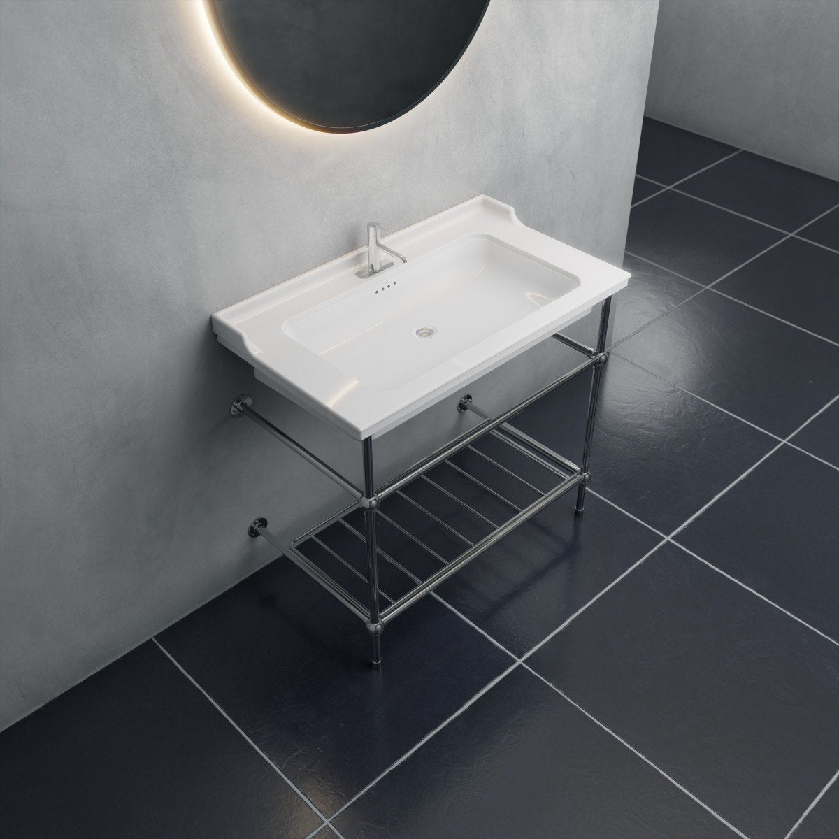 Cheviot 352-WH-1-CH Specialty Valarte Console Sink - White