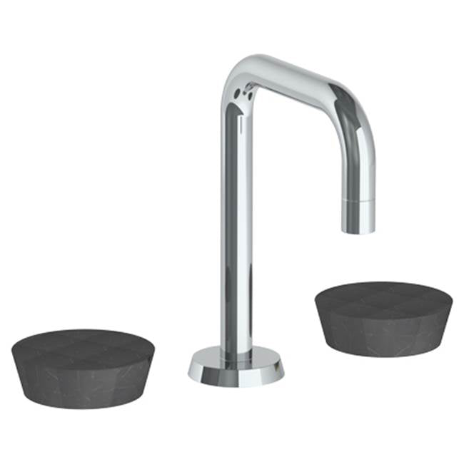Watermark 36-2.18-NM Zen Deck Mounted 3 Hole Extended Square Spout Lavatory Set