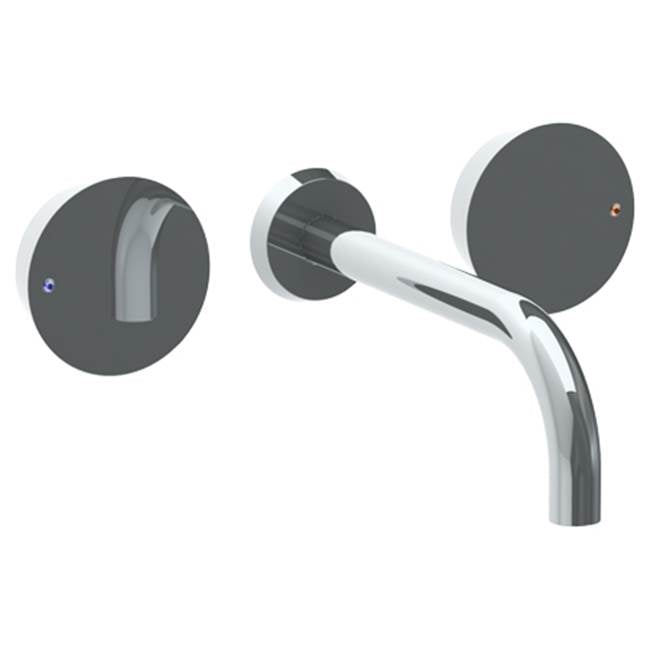 Watermark 36-2.2M-BL1 Zen Wall Mounted 3 Hole Lavatory Set With 8 3/4" Spout
