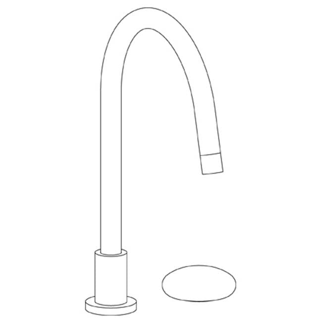 Watermark 36-7.1.3G-HL Zen Deck Mounted 2 Hole Gooseneck Kitchen Faucet