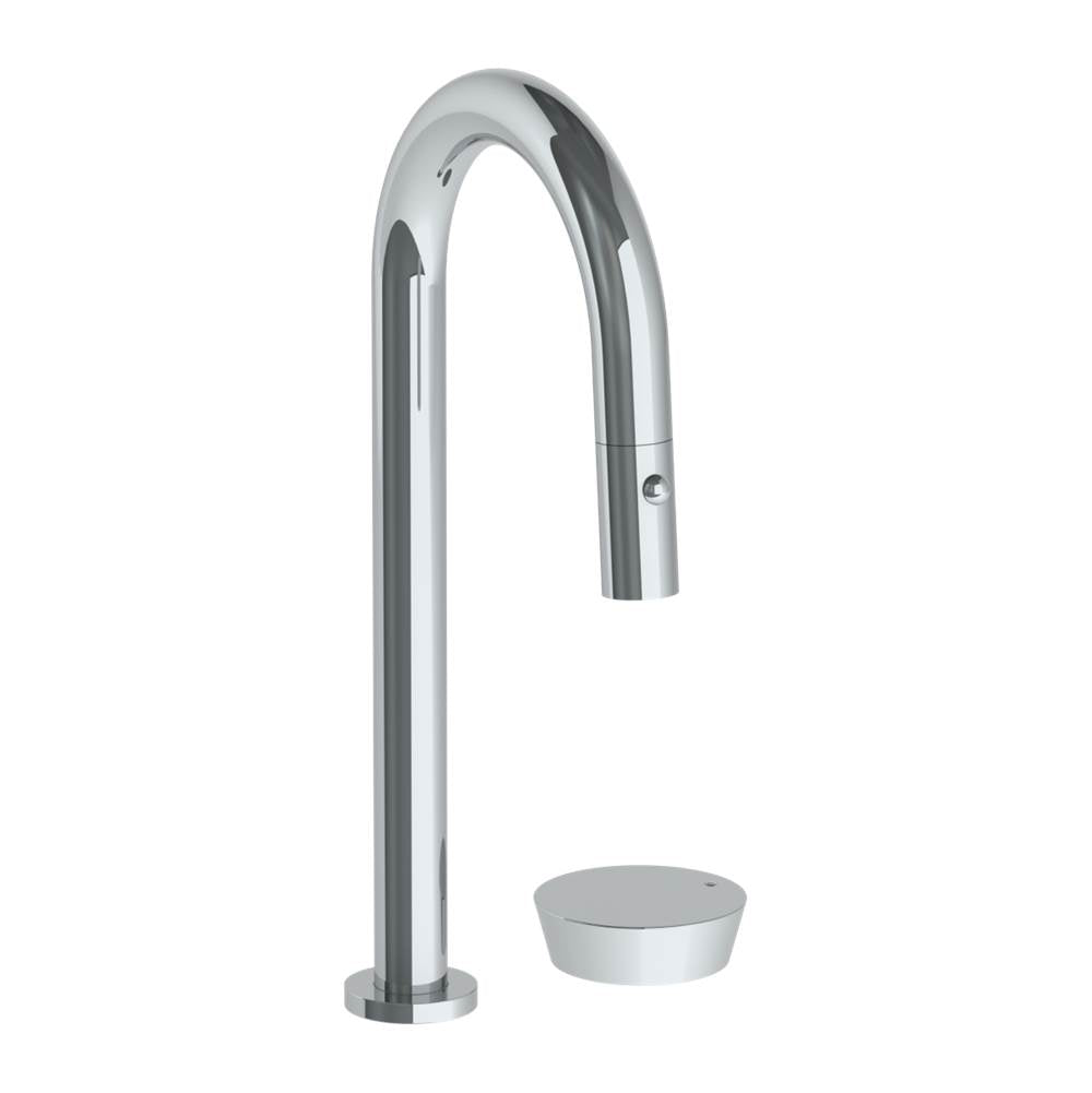 Watermark 36-9.1.3PG2-BL1 Deck Mounted 2 Hole Gooseneck Prep Faucet With Pull Down Spray - Parent