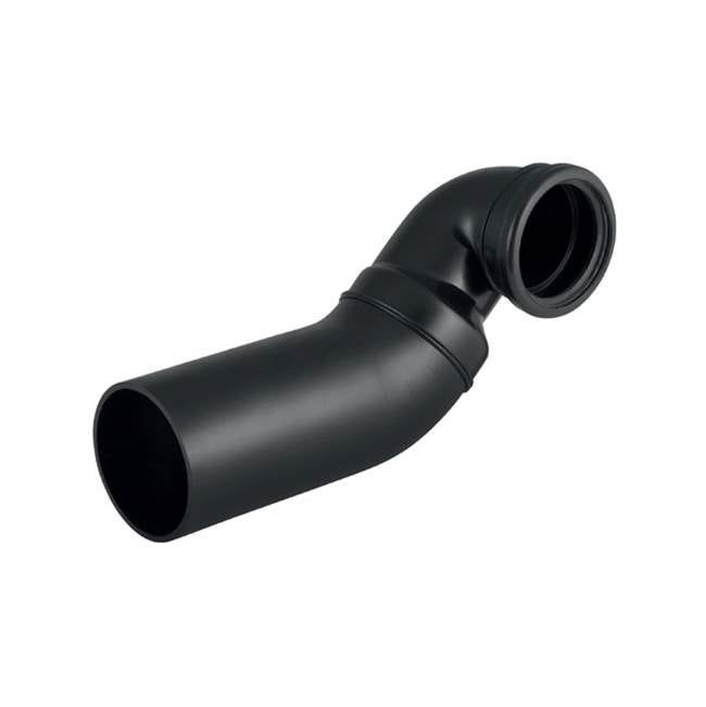 Geberit 366.914.16.1 Pe Connection Bend 90 Degrees For Wall-Hung Wc, Offset To The Right, With Extension: D90Mm D1=90Mm