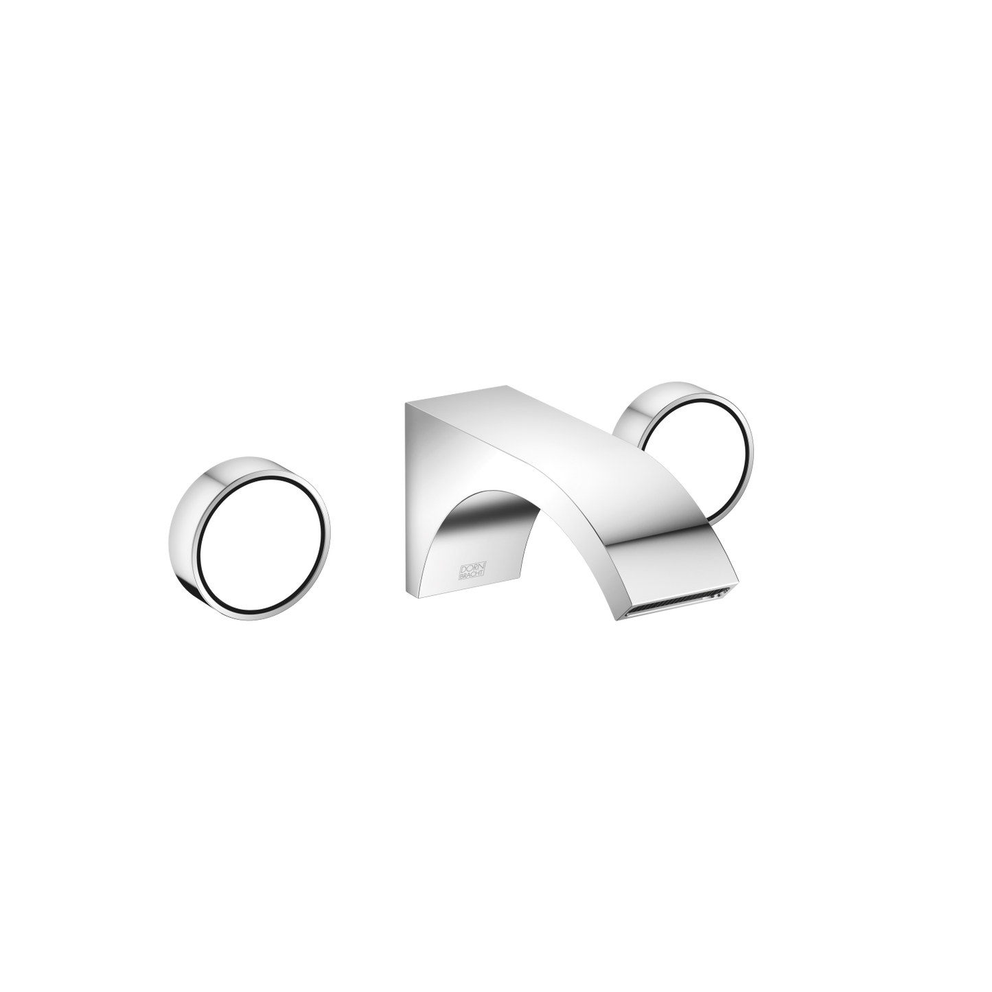 Dornbracht 36707811 Cyo Wall-Mounted Three-Hole Lavatory Mixer Without Drain