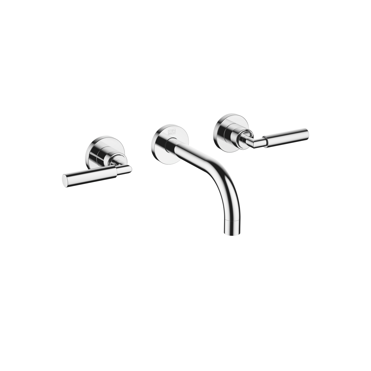 Dornbracht 36707882 Tara Wall-Mounted Three-Hole Lavatory Mixer Without Drain