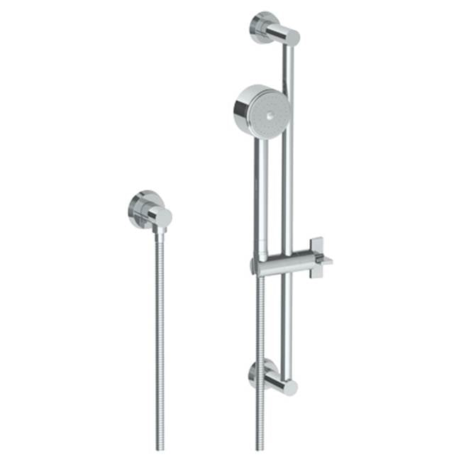 Watermark 37-HSPB2-BL3 Blue Positioning Bar Shower Kit With Volume Hand Shower & 69" Hose - Parent