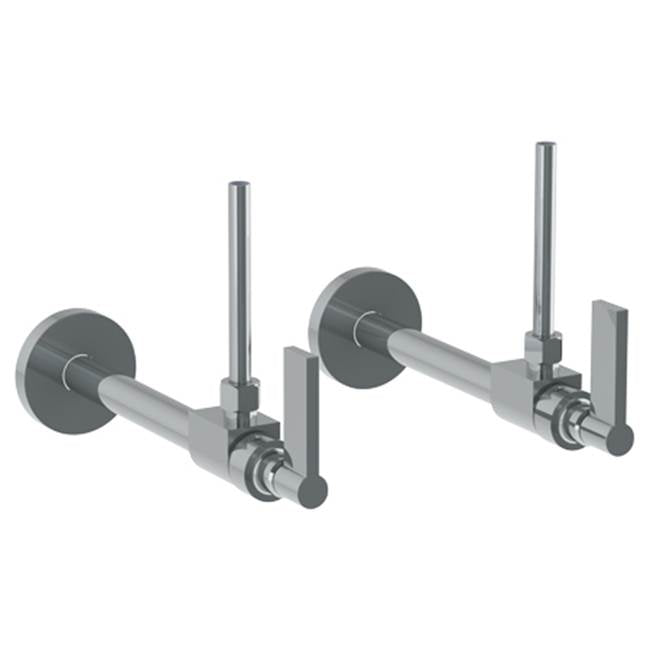 Watermark 37-MAS3-BL2 Blue Lavatory Angle Stop Kit -1/2? Sweat X 3/8? Od Compression