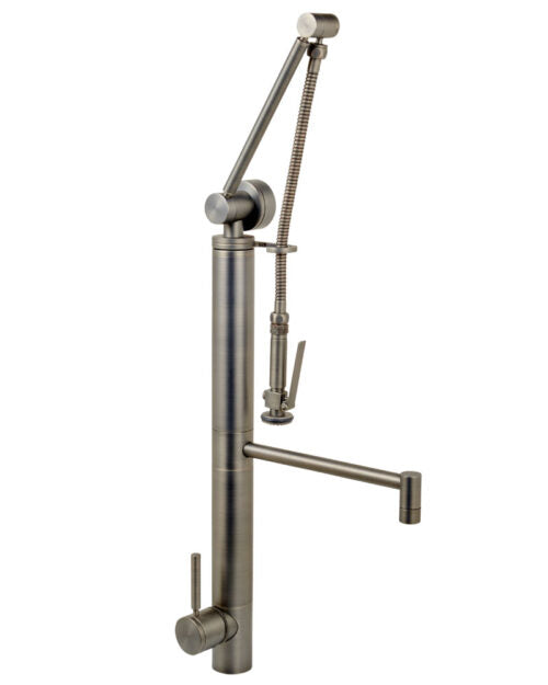 Waterstone 3700 Contemporary Gantry Pulldown Faucet - Straight Spout