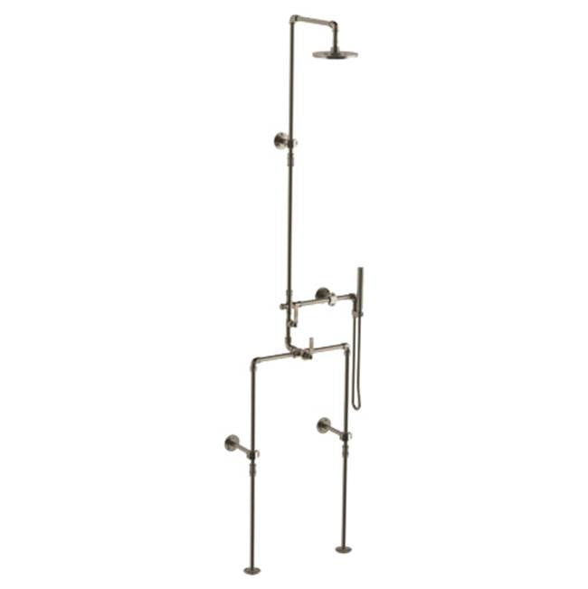 Watermark Floor Mounted Exposed Thermostatic Shower With Hand Shower Set And Diverter - Parent