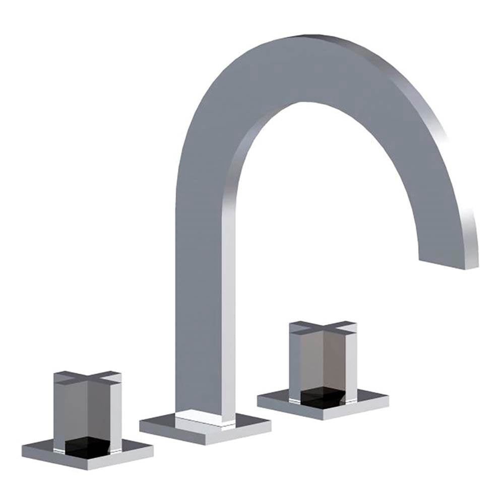 Franz Viegener FV210/J3 Edge Cross Deck Mounted Roman Bath Faucet 3/4" Valves