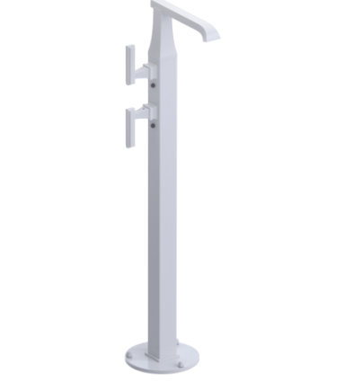 Rubinet 3FMQL Floor Mount Tub Filler