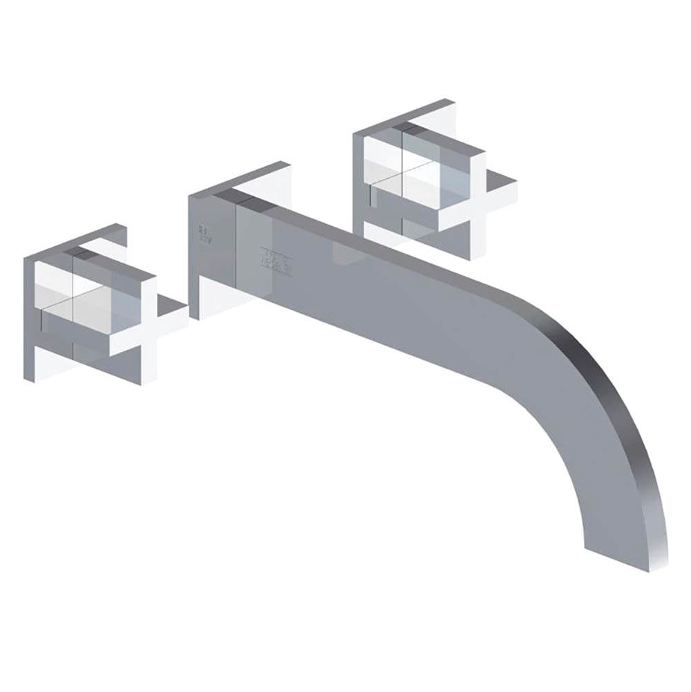 Franz Viegener FV203/J3.0 Edge Cross Wall - Mounted Lavatory Faucet, Less Drain Assembly, Trim Only