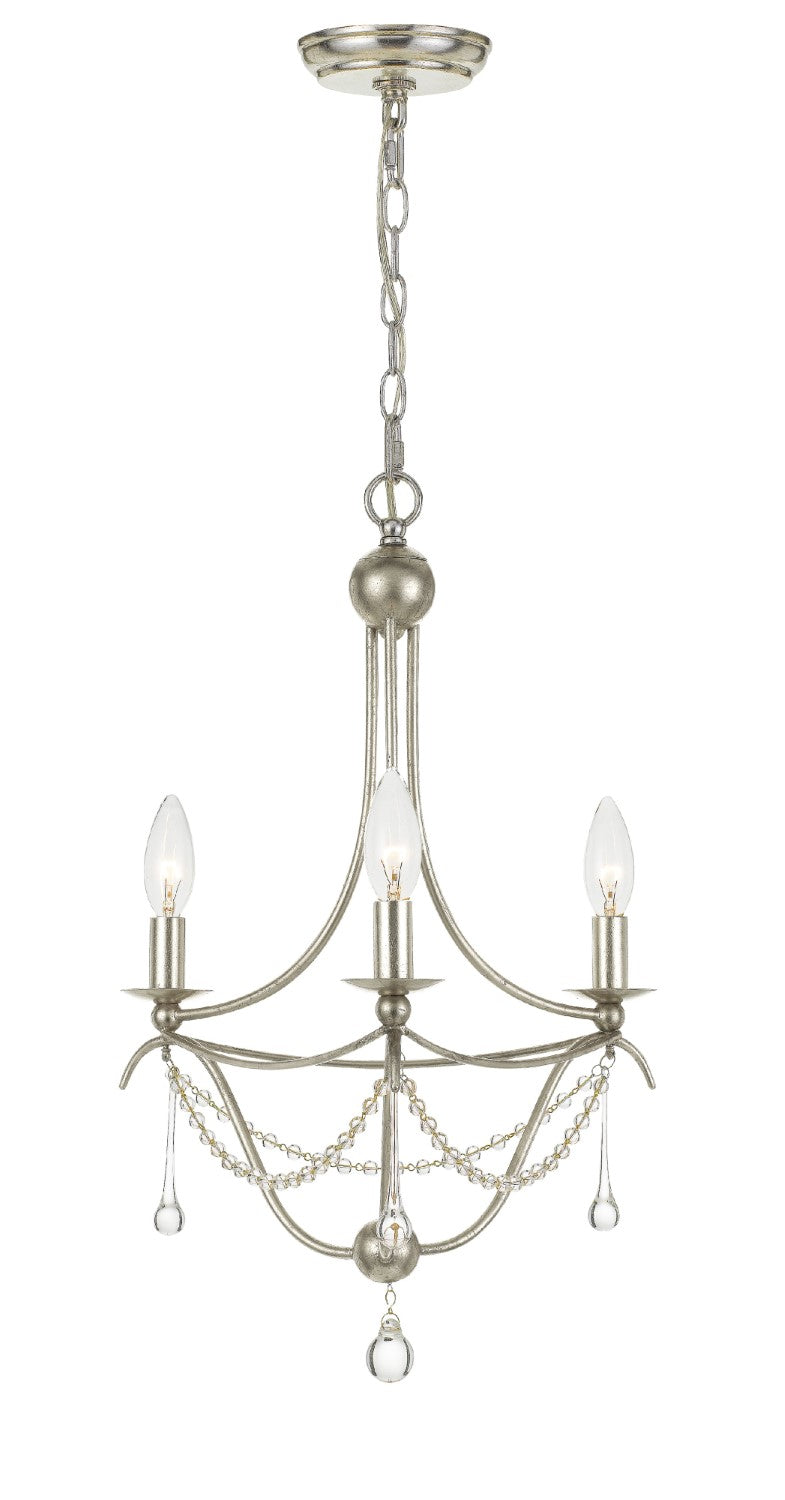 Crystorama 423 Metro 3 Light Mini Chandelier