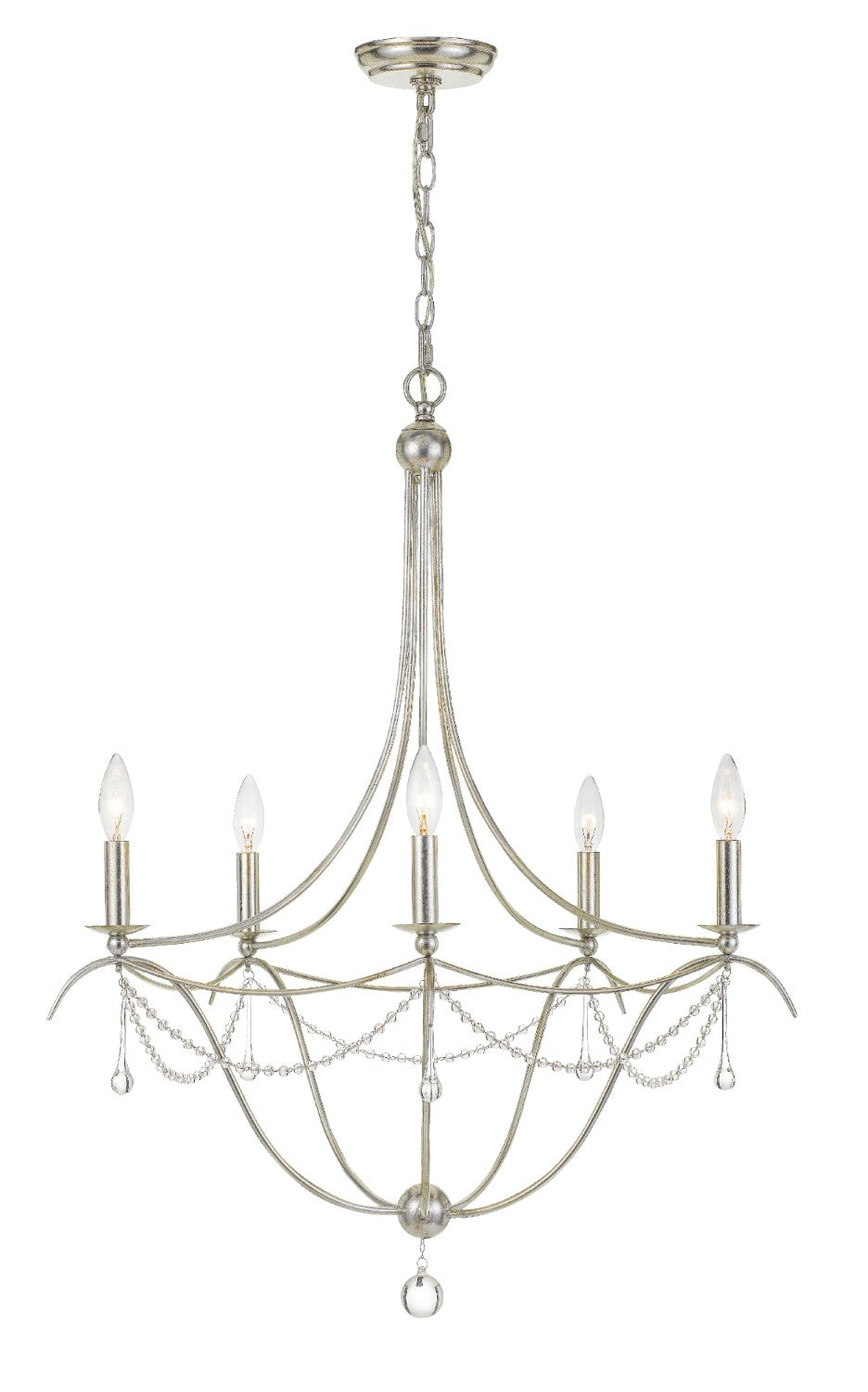 Crystorama 425 Metro 5 Light Chandelier