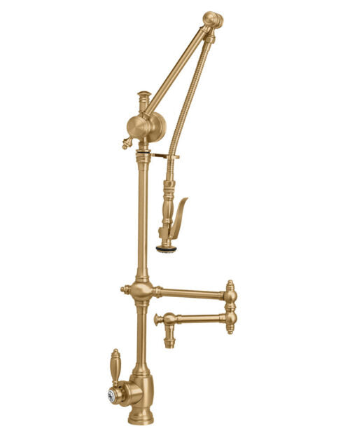 Waterstone 4410-12 Traditional Gantry Pulldown Faucet - 12" Articulated Spout