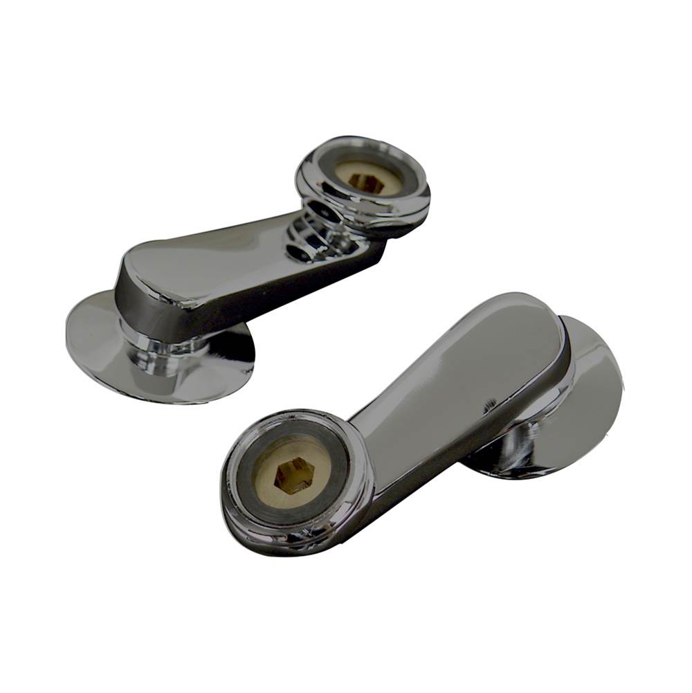 Barclay 4501-CP Swivel Arm Connectors for Wall Mount Faucet Pair - Polished Chrome