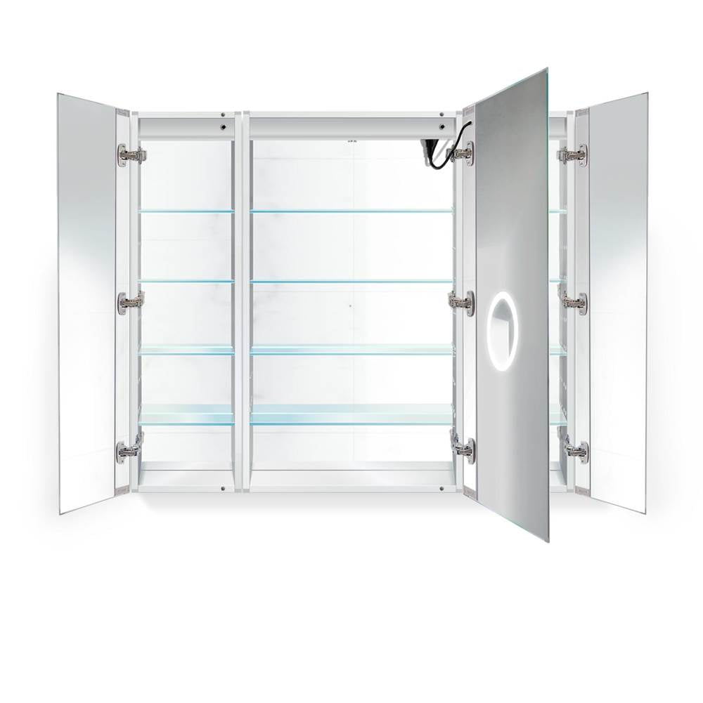 Krugg SVANGE4842LRR LED Medicine Cabinet 48X42 With Dimmer and Defogger