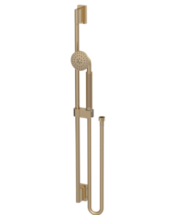 Rubinet 4GRT0 Adjustable Slide Bar With Hand Held Shower Assembly