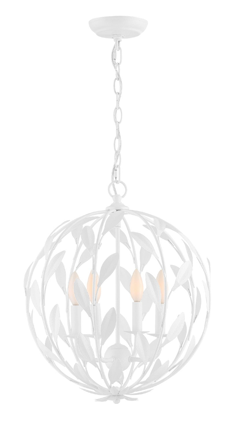 Crystorama 504 Broche 4 Light Mini Chandelier