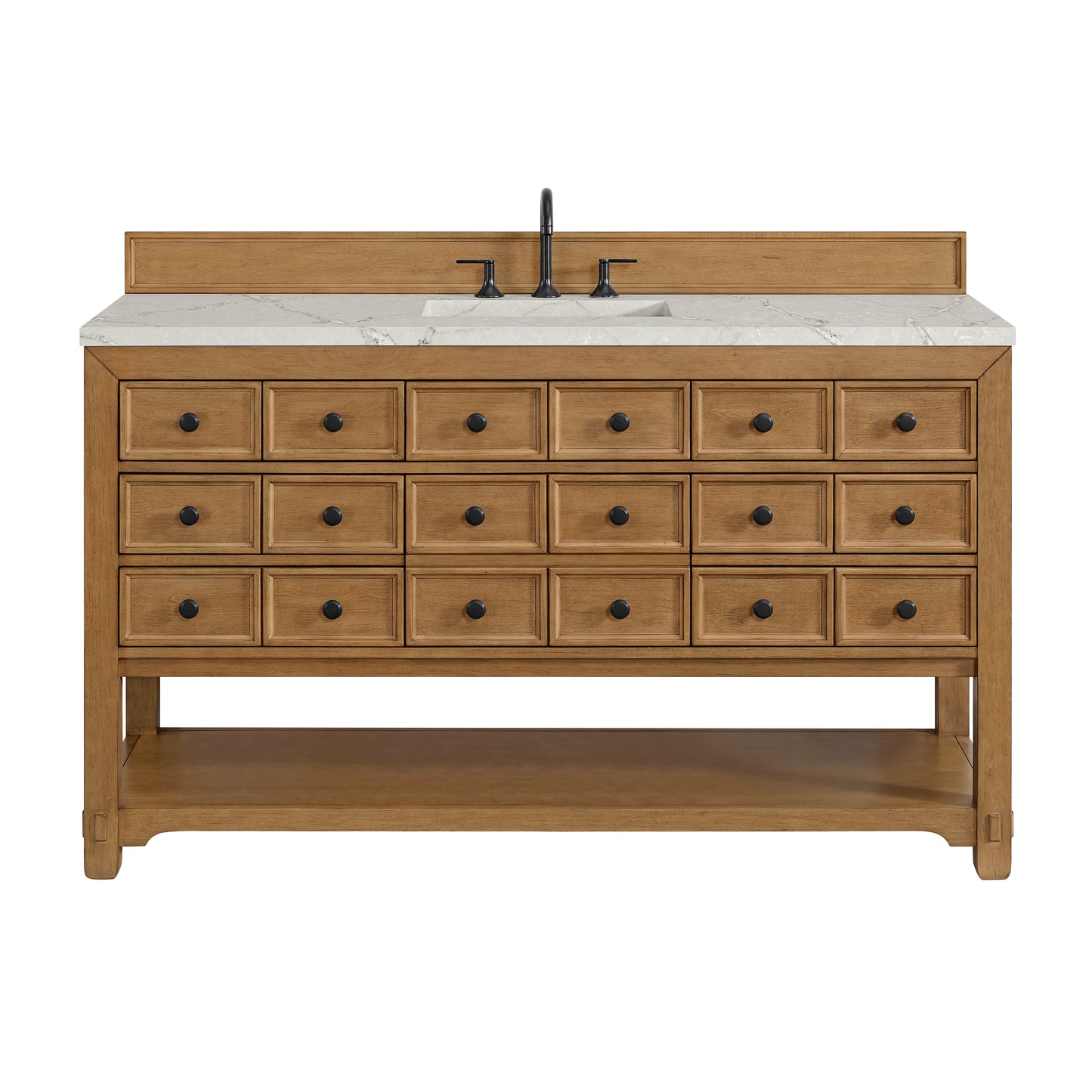 James Martin 505-V48 Malibu 48" Single Vanity, With 3 CM Top and FreePower Wireless Charger
