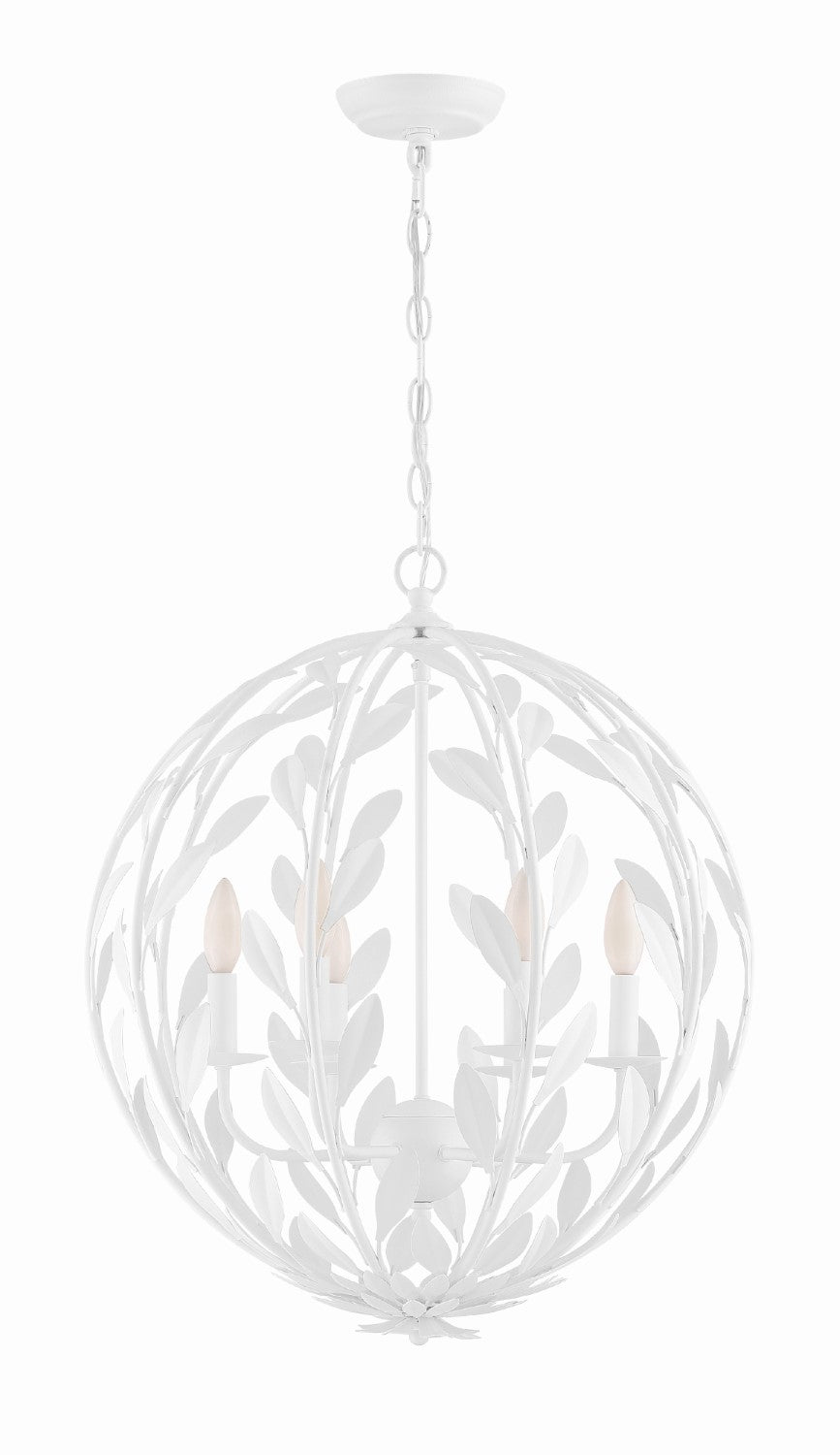 Crystorama 506 Broche 6 Light Chandelier