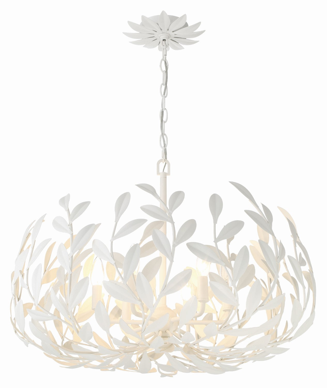 Crystorama 533 Broche 6 Light Chandelier