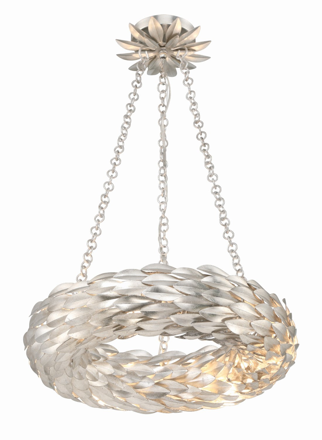 Crystorama 535 Broche 6 Light Chandelier