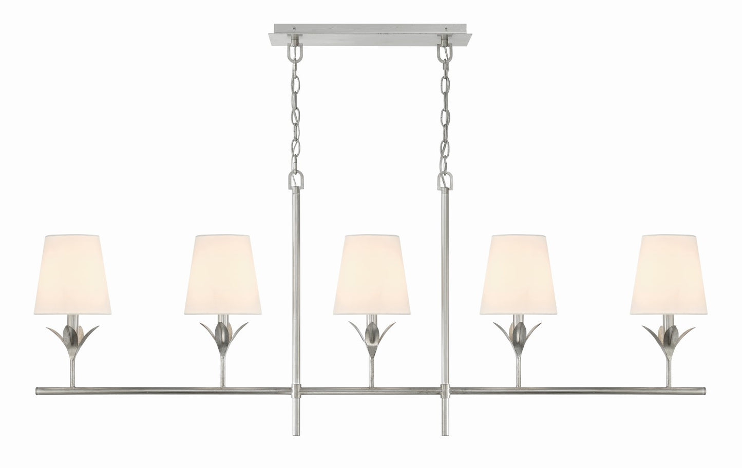 Crystorama 537 Broche 5 Light Chandelier