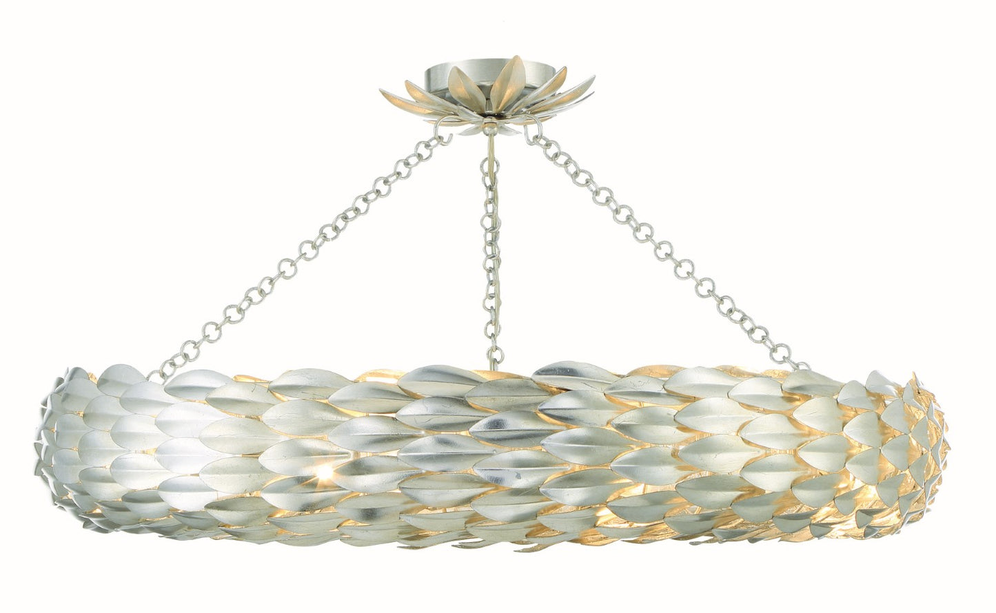 Crystorama 538_CEILING Broche 8 Light Ceiling Mount