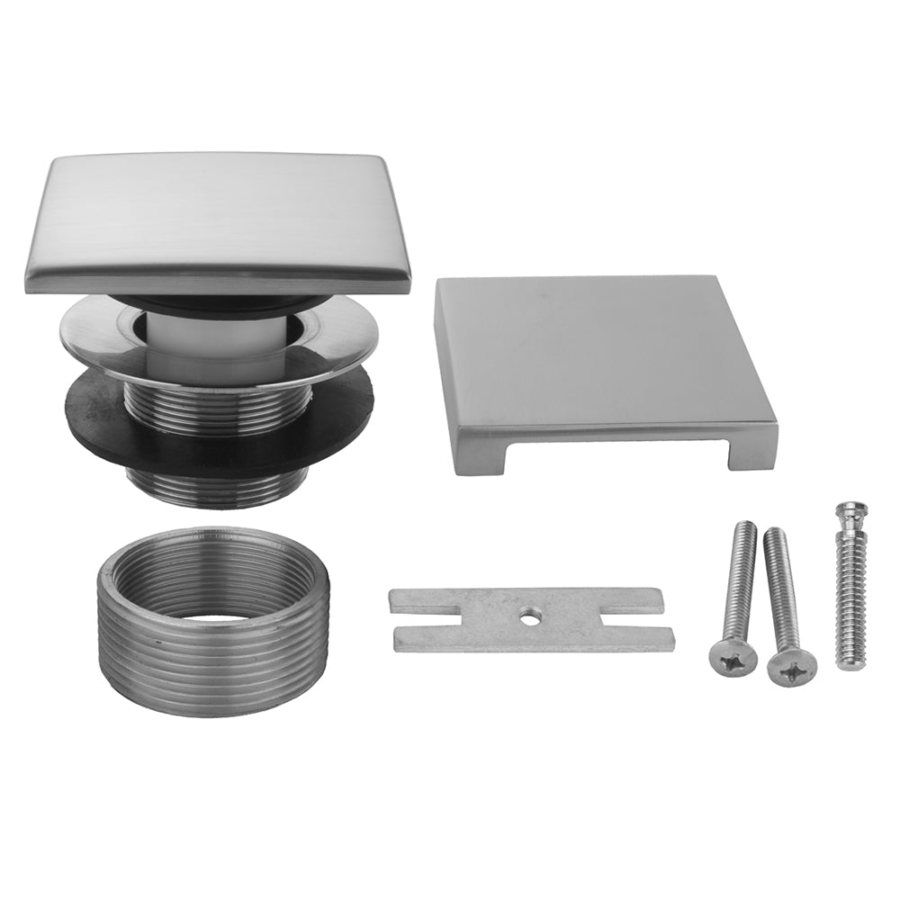 Jaclo 539 Square Top Toe Control Tub Drain With Square Faceplate - Parent