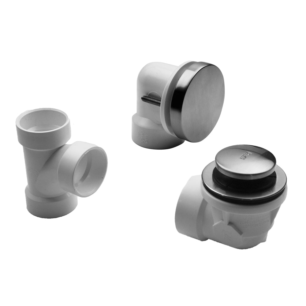 Jaclo 543-PVCHK Toe-Control Drain Strainer With Round Faceplate Half Kit - Parent