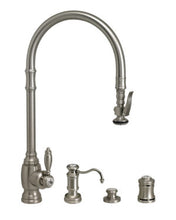 Load image into Gallery viewer, Waterstone 5500-4 Traditional Extended Reach PLP Pull Down Faucet 4pc. Suite