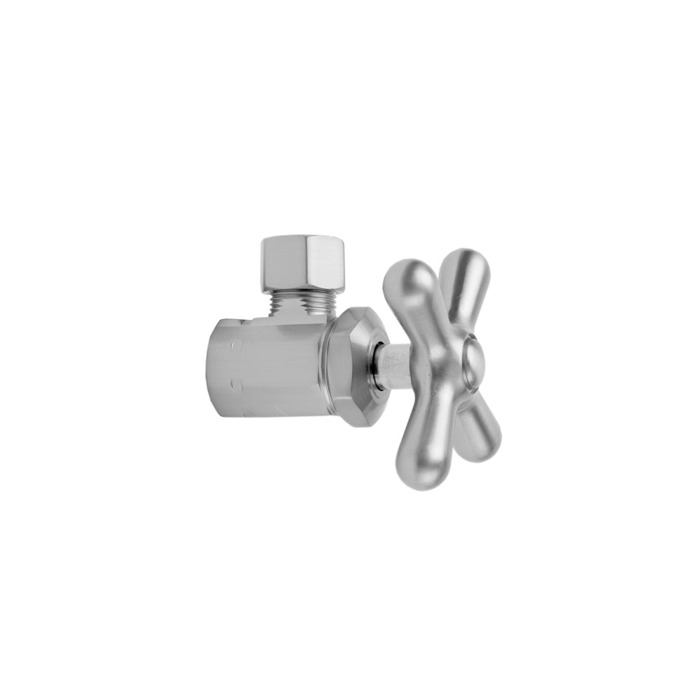 Jaclo 585X Multi Turn Angle Pattern 3/8" Ips X 3/8" O.D. Supply Valve With Cross Handle - Parent