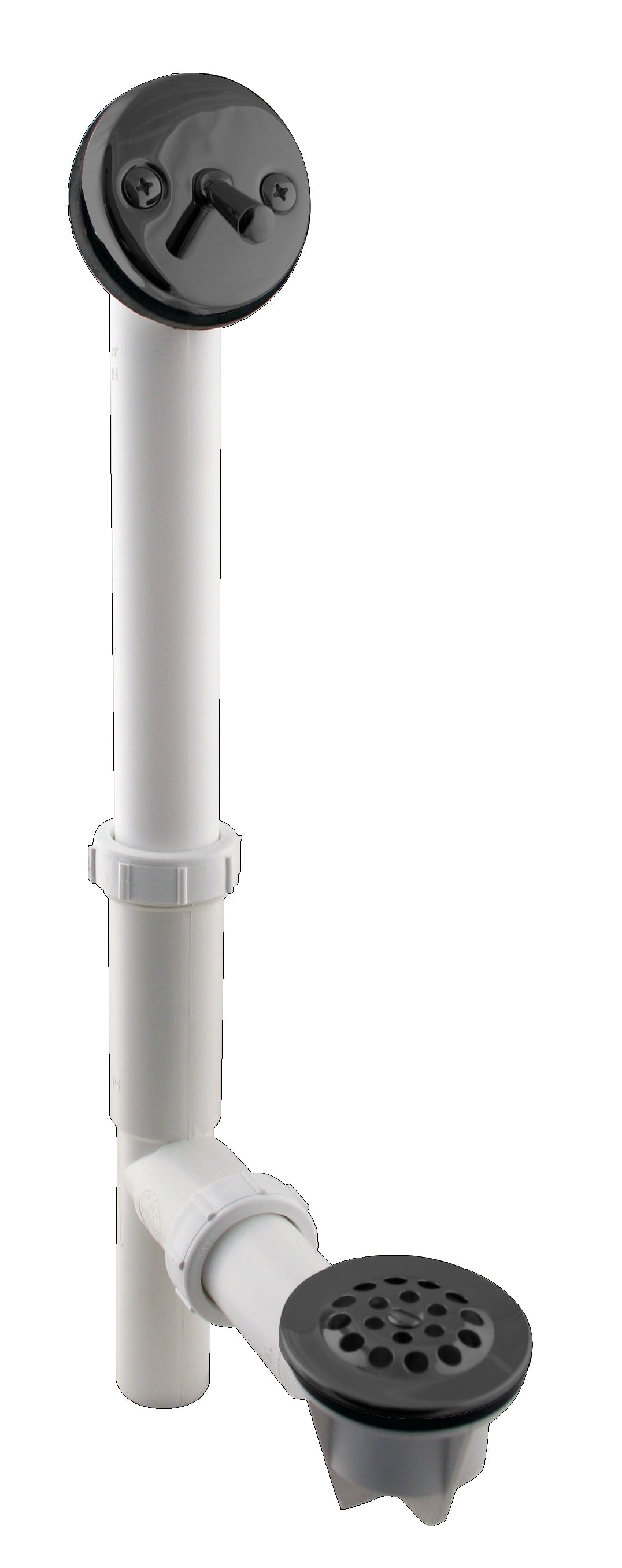 Westbrass 592244 White 1-1/2 in. Tubular Trip Lever Bath Waste