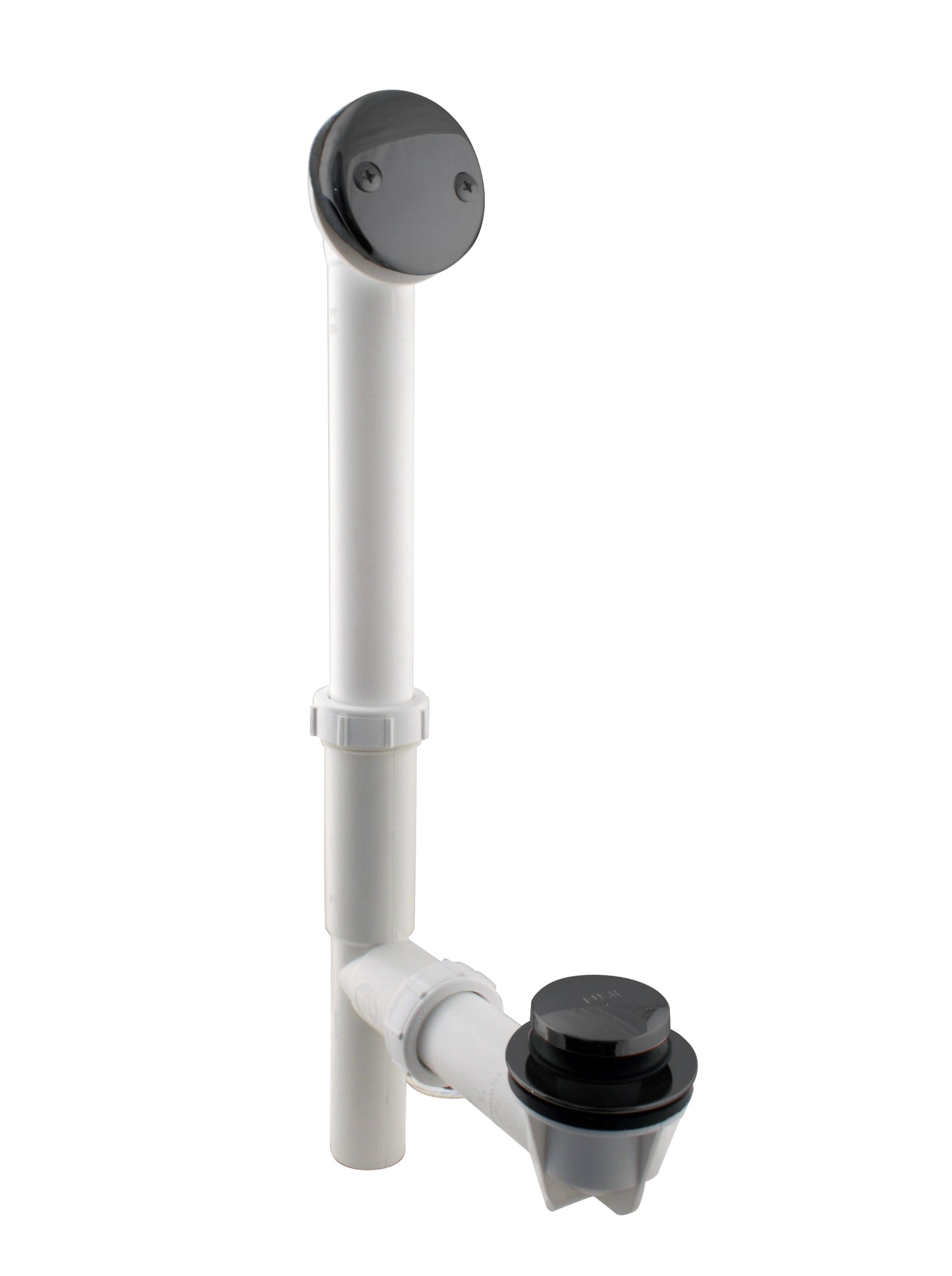 Westbrass 593244 White 1-1/2 in. Tubular Tip Toe Bath Waste