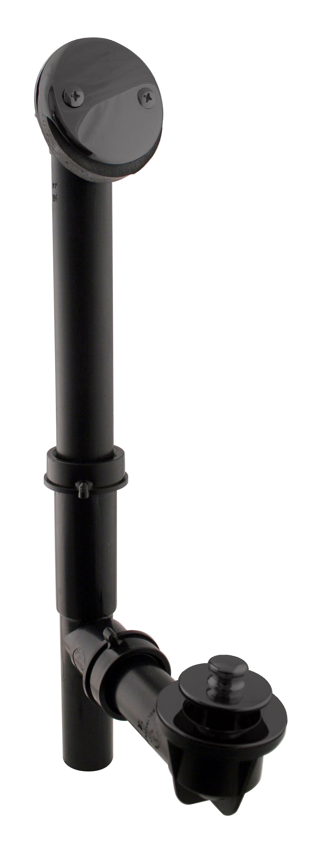 Westbrass 597144 Black 1-1/2 in. Tubular Pull Drain Bath Waste